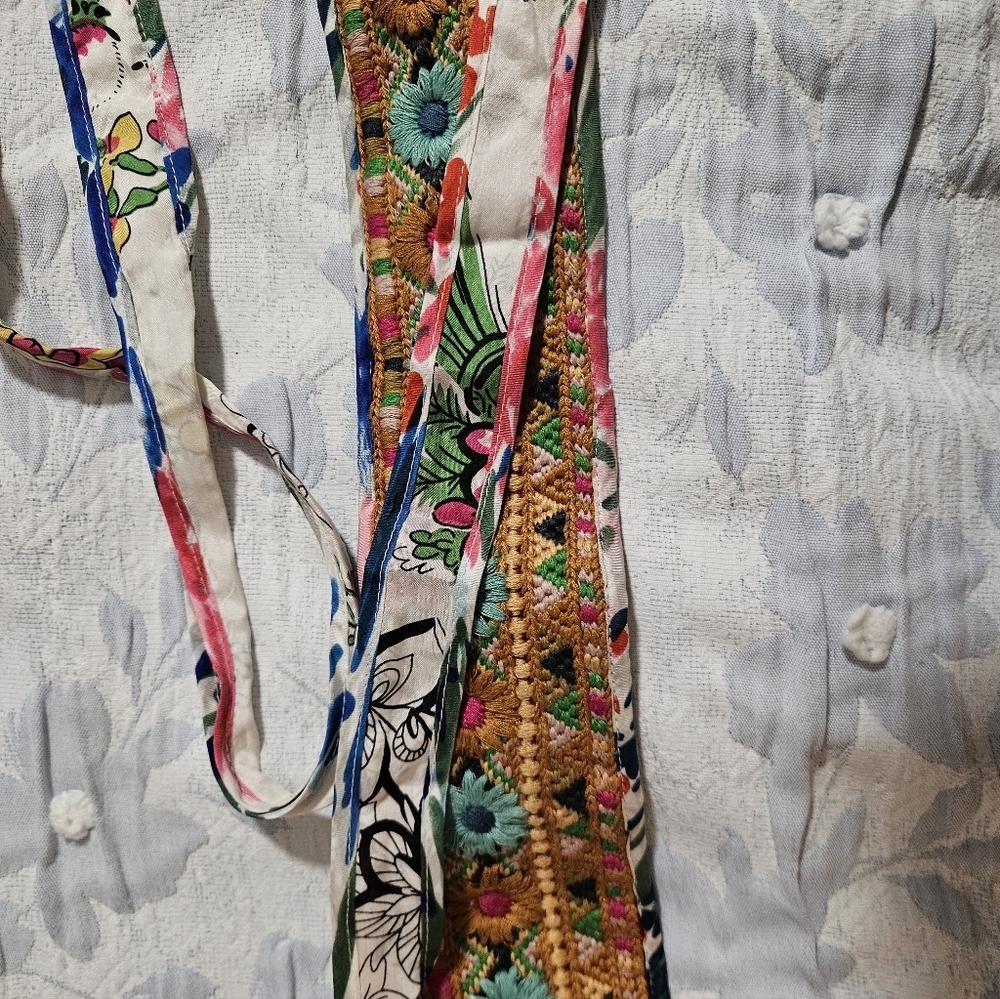 Johnny Was Floral Embroidered Wrap Belt - Picture 4 of 4